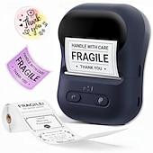 Недорогие Сканеры и принтеры-Машина для изготовления этикеток p5 с лентой, небольшой термопринтер для наклеек, портативный Bluetooth