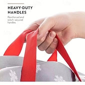 baratos Armazenamento de Natal-Saco para guardar árvores de Natal artificiais de 2,74 m (9 pés), tecido Oxford resistente a rasgos, bolsa de armazenamento durável para as festas de fim de ano com alças reforçadas. &amp;Zíperes duplos,