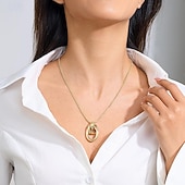 cheap Necklaces &amp; pendants-Choker Necklace Pendant Necklace For Women's Street Gift Daily Stainless Steel Copper
