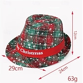 levne Pánské vánoční styly-Pánské Sluneční klobouk Párty Čapka Vánoční čepice Rubínově červená Polyester Módní Na běžné nošení Vánoce Večírek Pléd Sněhová vločka Proti sluci Prodyšné