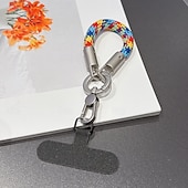 abordables Correas para el teléfono y muñequeras-Nueva correa para teléfono con clip, pulsera y clip, resistente y duradera. &amp;Cordón para cámara unisex antipérdida, correa de muñeca corta para teléfono, nuevo cordón giratorio de una pieza con cierre