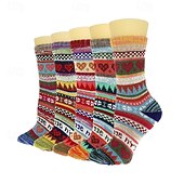 voordelige Cadeaus-Wollen Sokken voor Vrouwen Valentijnsdag Cadeaus voor Moeder Vrouwen Haar Sinterklaas Cadeaus Bot Warm Zachte Crew Sok voor Winter Wandelen