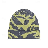 cheap Warm&amp;Heated Collection-Winter Outdoor Cold Weather Hat For Women Stylish European American Knit Beanie With Ear Protection Large Head Cover Warm Fleece Lined Winter Cap