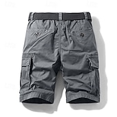 levne Klasický-Pánské Taktické šortky Šortky s kapsami Kraťasy Dağcı Şortu Knoflíky Multi kapsa Bez vzoru Nositelný Krátký Venkovní Denní Outdoor a turistika Módní Klasické Černá Armádní zelená