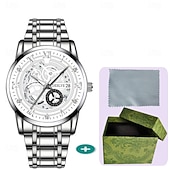 levne Quartz hodinky-Pokročilé pánské náramkové hodinky módní pánské quartz hodinky módní kalendář luminiscenční ciferník nejlepší volba dárku pro muže