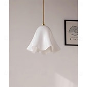economico Luci a sospensione-lampada a sospensione in vetro artistico - lampada da soffitto moderna ispirata alla fioritura