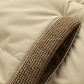 levne Pánské kabáty a parky-Pánské Zimní kabát Puffer bunda S vycpávkou Kapsy Kostka Polyester Venkovní Ležérní Denní Standardní Módní Šik ven Na běžné nošení Zahřívací Zima Barevné bloky Černá Trávová zelená Khaki Puffer Jacket