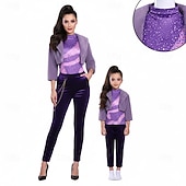 cheap Couple &amp; Group Costumes-Animal Detective Sparkling Animal Singer Pop Star Sheep Gazelle Dress Fancy Costume Carnival Costume Cosplay Costume for Girls' Kids Adults' Carnival Party Performance