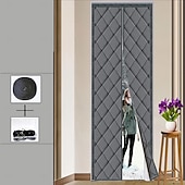 Недорогие Экран для окна и двери-Магнитная москитная сетка, зимняя термоштора для спальни, толстый утеплитель с волшебной лентой, магнитная застежка, ветрозащита, защита от комаров, утеплитель для дома без сверления