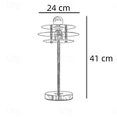 baratos abajur-Decorativa Contemporâneo Moderno Para Escritório Acrílico / Plástico 220V / 110V Azul / Café gelado / Laranja