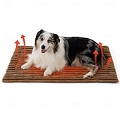 お買い得  マットとブランケット-ベッドシュア自動加熱猫ベッド、小型自動加熱犬用クレートパッド、保温性抜群の暖かい子犬用屋内マット &amp;屋外用、滑り止め &amp;洗える