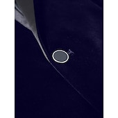 preiswerte Herren Kostüme der 1920er Jahre-Retro Vintage Goldene Zwanziger 1920er Smoking Anzüge &amp; Blazer langarm Der große Gatsby Gentleman Einfarbig Kostüm Herren Karnevalskostüm Karneval Neujahr Cocktailparty Themenparty