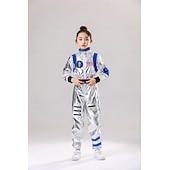 economico Costumi Professionali e Uniformi-Settimana del libro 2026 Costume di Carnevale 2026 Costumi di carriera Tutine Astronauta Bambini Ragazzi Ragazze Carnevale Festa / Sera Vestirsi