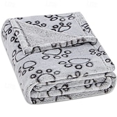 abordables Tapis &amp; Couvertures-Couverture douce et lavable de qualité supérieure pour chiens et chats d'intérieur, idéale pour les chiens de toutes tailles et de tous âges, y compris les chiots.