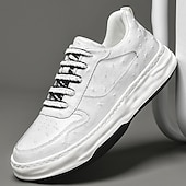 tanie Casualowe sneakersy-męskie zielone trampki ze sztucznej skóry – stylowe i wytrzymałe, idealne na co dzień, na niezobowiązujące wyjścia i do modnego stylu ulicznego