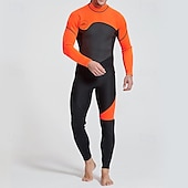 economico Mute, tute da sub e indumenti anti-abrasione-Per uomo 3mm Muta da sub in neoprene Rash Guard completo per il corpo Costume da surf intero Color-blocking Caldo Protezione UV Manica Lunga Mute da immersione Surf Canoa Snorkeling Inverno