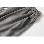 economico Pantaloncini casual-Per uomo Attivo Pantaloncini Pantaloncini casual Tasche A cordoncino Design elastico con coulisse Tinta unica Comfort Traspirante Breve Sportivo Informale Giornaliero Di tendenza Streetwear Nero