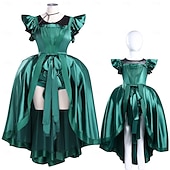 tanie Kostiumy damskie-Gotycki horror Agnieszka Sukienka Kostium Fantazyjne przebranie Cosplay for Damskie Dla dziewczynek Dla dzieci Dla dorosłych Halloween Karnawał Spektakl Impreza Edukacyjne przebieranki