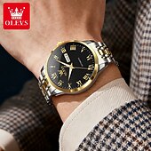 halpa Mekaaniset kellot-OLEVS Miesten Mekaaninen Kello Luksus Muoti Liiketoiminta Rannekello Automaattinen Mekaaninen Kello Vesitiivis loistava Ruostumaton Teräs Viikko Miesten Kello