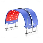 billiga Ansiktsbehandling-ny het säljande led silikon skönhetslampa skönhetsinstrument helkropps röd och blå fotonföryngringsspektrometer minskar rynkor ökar hudens elasticitet eliminerar envist fett optimerar co