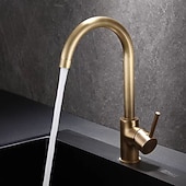 abordables Robinets de lavabo-Robinet de lavabo - Cascade Électroplaqué Ensemble central Poignée unique à un trouBath Taps