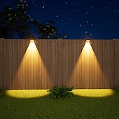 olcso Kültéri falilámpák-4 db napelemes, vízálló kültéri fali lámpa, 1/2/3/4 LED, villakertbe, lépcsőházba, erkélyre, kerítésbe, verandára, dekorációs világításba