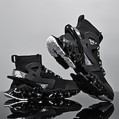 economico Scarpe da Corsa per Uomini-sneakers da uomo in rete rossa: design leggero con supporto ammortizzato, ideali per lo shopping natalizio e le occasioni festive