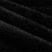 abordables Chaquetas y abrigos de hombre-Hombre Chaqueta de Invierno Abrigo de piel sintética Vacaciones Diario Mantiene abrigado Vellón Otoño Invierno Plano Moda Ropa de calle Diseño Largo Negro Marrón Chaquetas