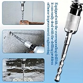 economico set di punte da trapano-set di utensili adattatori per martello perforatore portatile con 2/3/4 punte per trapano a percussione - testa di conversione per chiave elettrica, anticorrosione &amp;antiruggine, ideale per progetti di