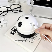 cheap Office Supplies-Portable USB Handheld Vacuum Cleaner - A Compact Desktop Vacuum Cleaner Suitable for Cleaning Homes Offices Cars and Keyboards. USB Charging Low Voltage Operation Button Control Designed As The