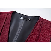 cheap Men's 1920s Costumes-Retro Vintage Roaring 20s 1920s Vest The Great Gatsby Gangster Fancy Dress Men's Halloween Carnival Masquerade Party &amp; Evening Adults' Vest