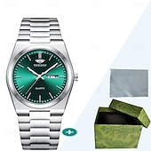 cheap Quartz Watches-Advanced Men&#039;s Wristwatch Fashionable/business Men&#039;s Quartz Watch Date Calendar Display Stainless Steel Case Strap The Best Gift Choice for Men