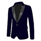 preiswerte Herren Kostüme der 1920er Jahre-Retro Vintage Goldene Zwanziger 1920er Smoking Anzüge &amp; Blazer langarm Der große Gatsby Gentleman Einfarbig Kostüm Herren Karnevalskostüm Karneval Neujahr Cocktailparty Themenparty