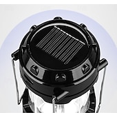 levne Camping Lights &amp;amp; Lucerny-1 balení skládací přenosné LED kempingové lucerny, lehké, vodotěsné, solární, USB dobíjecí LED svítilny, sady pro přežití, pro vnitřní i venkovní použití, pro domácí nouzové osvětlení, výpadky proudu,