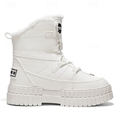 preiswerte Winter- und Schneestiefel-Schwarze, wasserdichte Herren-Winterstiefel mit Fellfutter und griffiger Sohle – strapazierfähiges und isoliertes Schuhwerk für Schnee, Wanderungen und Winterabenteuer