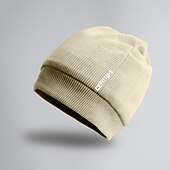 abordables Gorro-Hombre Sombreros de invierno Sombreros sin ala Negro Azul Oscuro Poliéster Vellón Moda Casual Exterior Diario Plano Mantiene abrigado