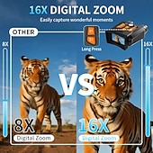 Недорогие Приборы измерения уровня-Бинокль 1080p, инфракрасный прибор ночного видения, 5-кратный зум, работающий днем и ночью, может снимать фото и видео с цифровым зумом, подходит для путешествий на открытом воздухе и ночного видения