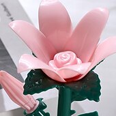 cheap Nursery Night Lights-Flower Light, Rose Freesia Desk Decor,Bedside Lamps LED Night Light,for Desk Bedroom Bedside Nightstand Home Decor Office Dorm Apartment Party Birthday Christmas