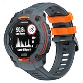 preiswerte Garmin-Uhrenarmbänder-Uhrenarmband für Garmin Instinkt 3 Silikon Ersatz Gurt Verstellbar Sportarmband Moderne Schnalle Blumen bedruckt Armband
