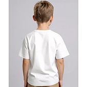 cheap Boy's 3D Funny Humor-Christmas Unisex Boys' 3D Graphic Funny Slang 67 T shirt Tee Short Sleeve 3D Print Summer Spring Sports Fashion Streetwear Kids 4-12 Years Crew Neck Outdoor Casual Daily Regular Fit