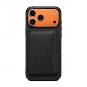 billige iPhone-etuier-telefon Etui Til iPhone 17 Pro Max 17 Air 17 16 15 14 Pro Max Plus 13 Pro Max Bakdeksel med stativ Støtsikker Kontor / Bedrift PU lær