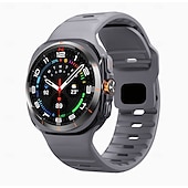 cheap Samsung Watch Bands-Watch Band for Samsung Galaxy Watch Ultra 47mm Silicone Replacement  Strap Adjustable Sport Band Modern Buckle Trail Loop Wristband