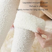 abordables Équipements de chauffage-chaussettes hautes duveteuses pour femmes, chaussettes chaudes et douces montantes jusqu'aux cuisses, chaussettes pantoufles confortables