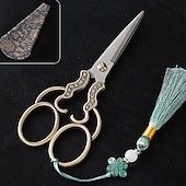 cheap Down to $30-Vintage style copper stainless steel scissors, perfect for yarn, embroidery and sewing projects