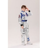 economico Costumi Professionali e Uniformi-Settimana del libro 2026 Costume di Carnevale 2026 Costumi di carriera Tutine Astronauta Bambini Ragazzi Ragazze Carnevale Festa / Sera Vestirsi