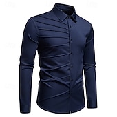 economico Costumi maschili degli anni '20-Anni Ruggenti Anni 1920 Retrò Vintage Blusa / Camicia Gangster Testimoni dello Sposo Slim Fit Costume Per uomo Mascherata Abbigliamento da sera Affari / Cerimonia / Matrimonio Addio al Nubilato Adulti