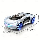 Недорогие Машинки на пульте управления-2025 г., новый беспроводной дрейф-кар Mesiondy 2,4 ГГц с управлением жестами, светодиодными огнями и музыкой, перезаряжаемый через USB пульт дистанционного управления, гоночная игрушечная машинка с