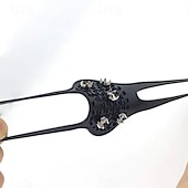 cheap Heating &amp; Cooling-5 Pairs Universal Non-Slip Gripper Spikes for Shoes Ice Snow Grips Traction Cleats with 5 Studs Crampon Universal Snow Spikes for Hiking Walking Climbing Outdoors