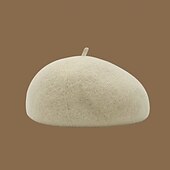 ieftine Pălării-Pentru femei Pălărie Beretă Rezistent la Vânt Cald Zilnice Sfârșit de săptămână Lână  Culoare pură