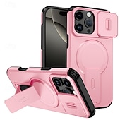 preiswerte Handyhülle für iPhone-Handy Hülle Handyhüllen Für iPhone 16 15 14 Pro Max Plus 16e 13 Pro Max Rückseite Mit Ständer Stoßfest Rüstung PC PU-Leder